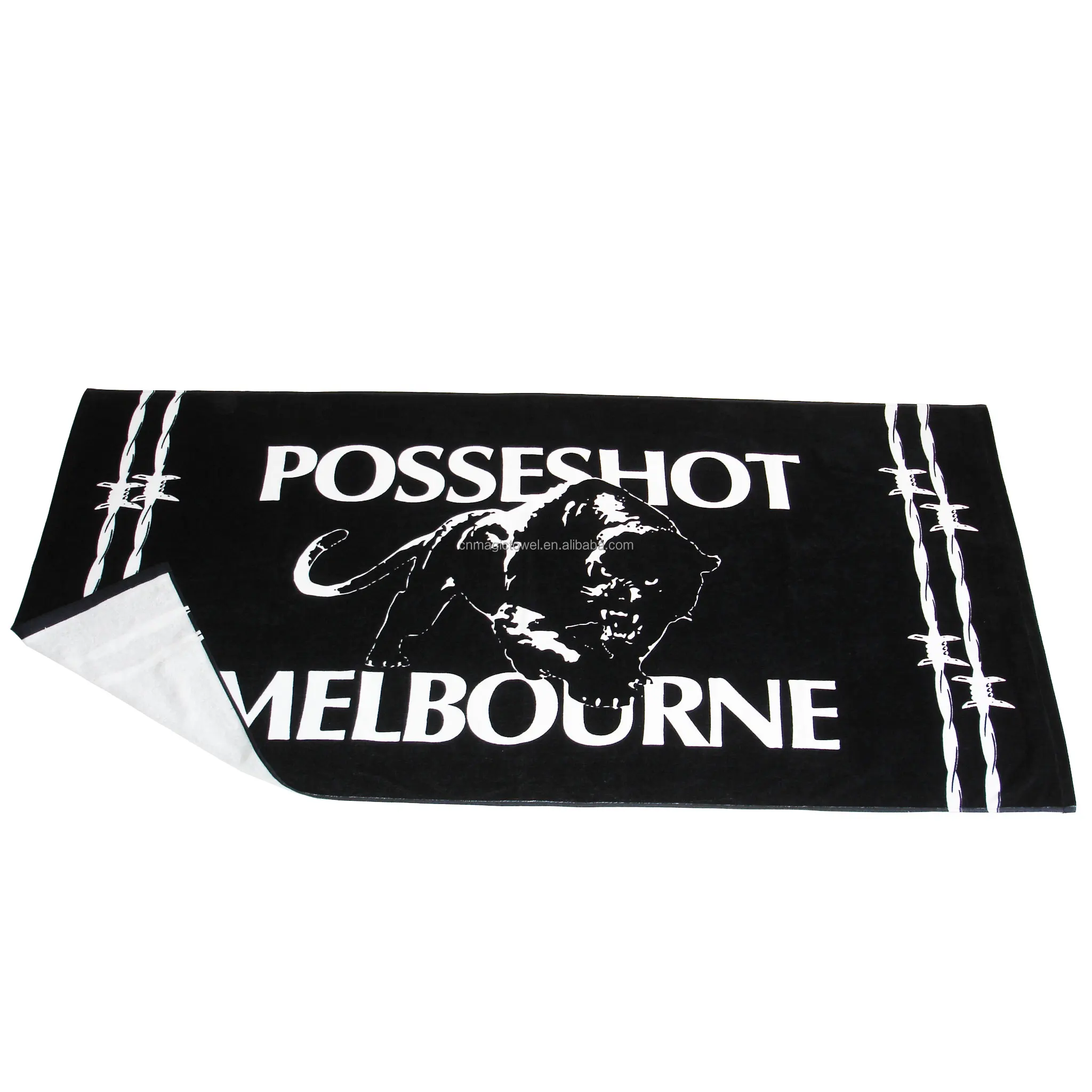 Factory low price high quality summer extra large softer velour custom logo print 100%cotton  beach towel