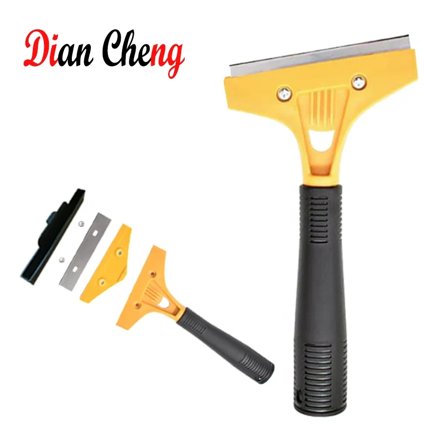 Wall cleaning scraper glass beautiful seam extended decontamination scraper