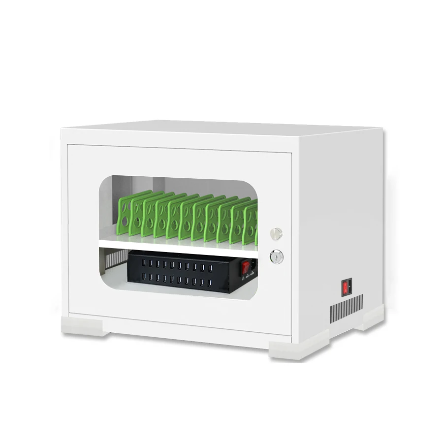 Custom USB Cellphone & Tablet Locker Storage Charging Station for Classroom 10 20 30 40 50 60 Slots Power Stands