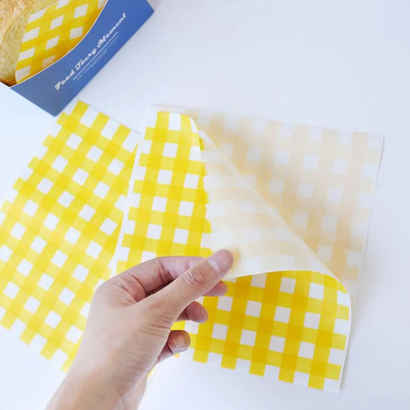 Mini Cartoon Sandwich Toast Packaging Box Burger Paper Bag Baking Picnic Box