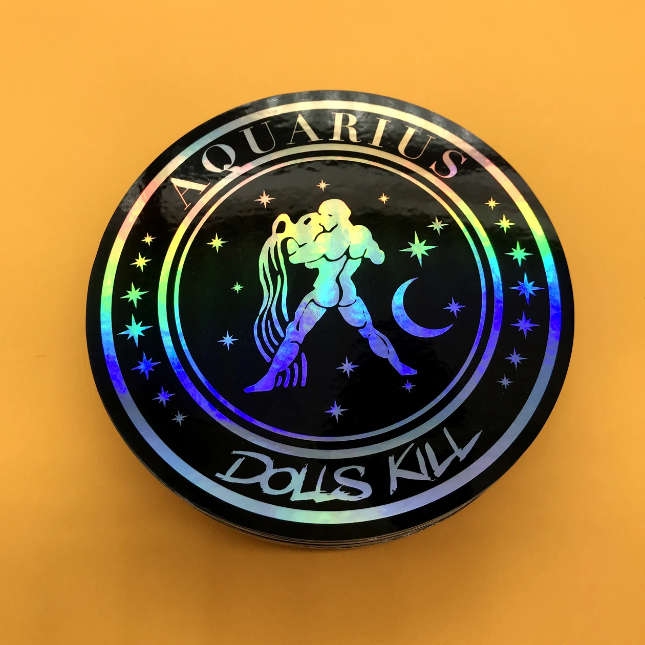 Custom High Quality Vinyl Holographic Waterproof Kiss Cut Hologram Sticker