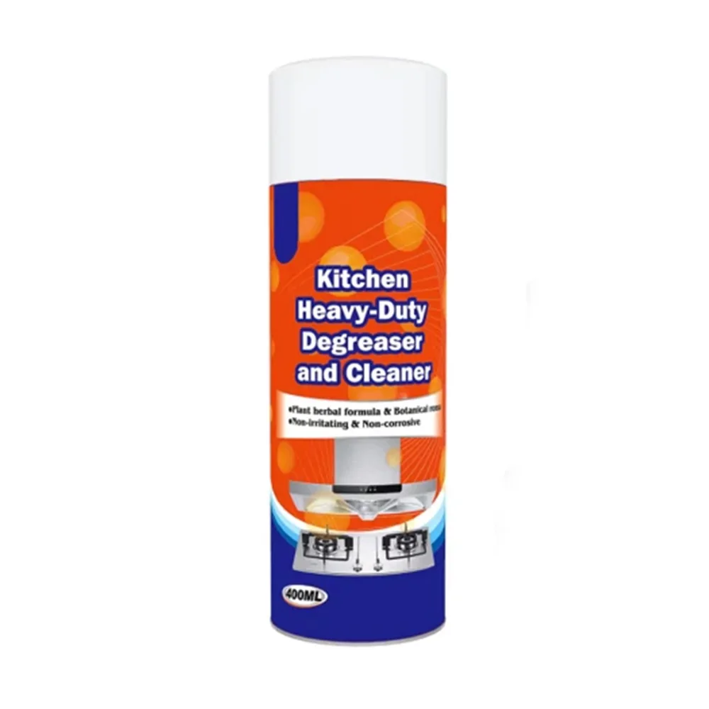 Powerful Rinse-Free Kitchen Foam Cleaner Effective Degrease and Stain Removal for Oil Bubble Cleaning Spray