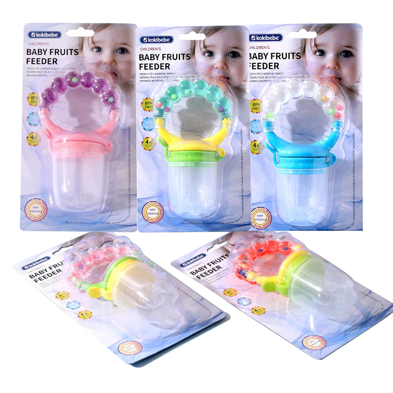 baby Baby feeder Bite Play Teeth Gel Molar Stick Silicone Baby Feeder for Infants and Toddlers for Fruit Eating and Teething