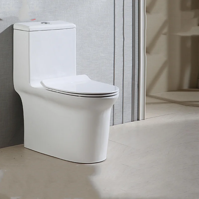 bathroom household ordinary toilet seat connected siphon small household deodorant full series toilet bowl one piece wc toilet