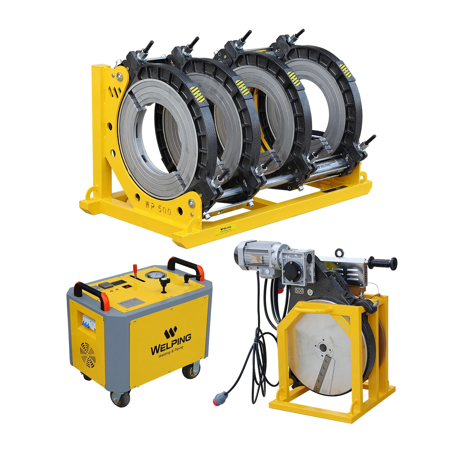 WP500A good quality hdpe pipe welding machine butt fusion welder for pe water pipe