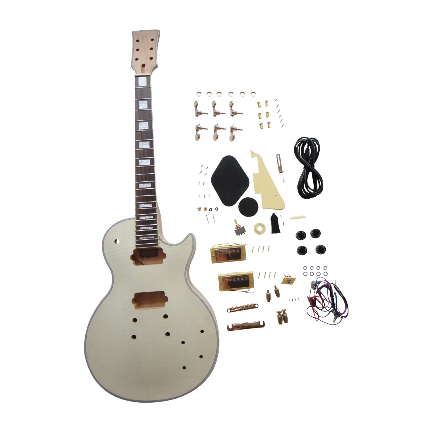 Afanti Set in Neck Ebony Fingerboard Electric Guitar Kit