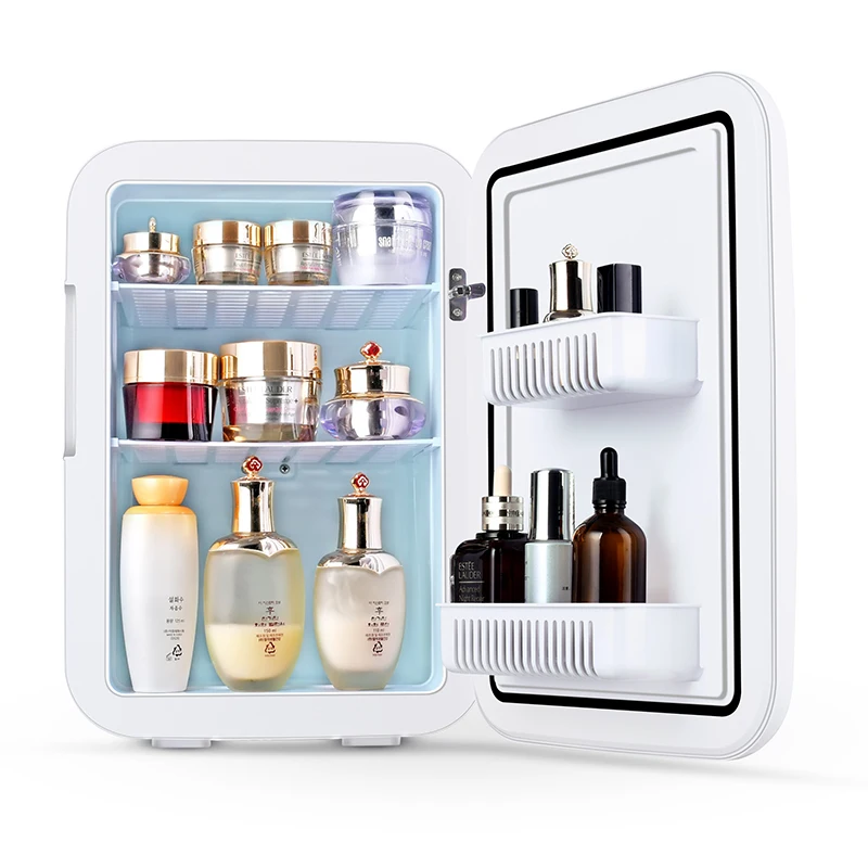 12V AC DC 20L Portable custom LOGO makeup drinks chocolate mini fridge car fridge for home outdoor bar hotel