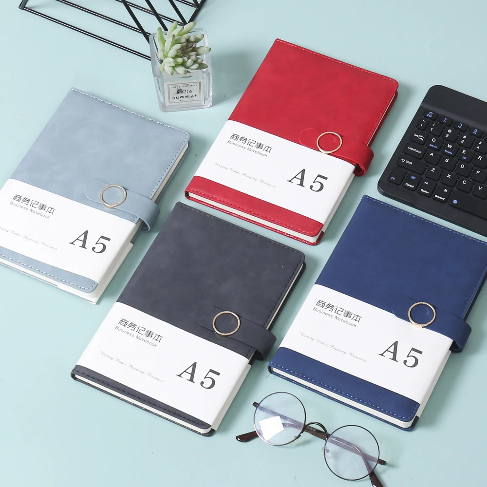 A5 Business Soft-cover Notebook Customized Stamp Business logo in Notebook