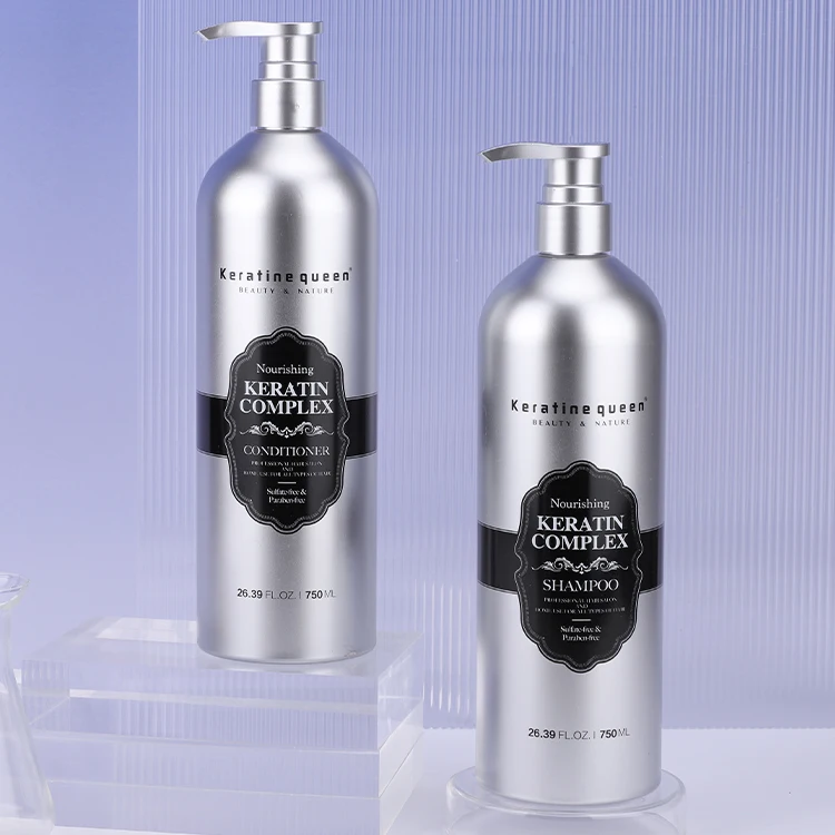 750ml Sulfate Free Keratin Complex Shampoo Professional Hair Salon and Home Use for Ally Type Hair