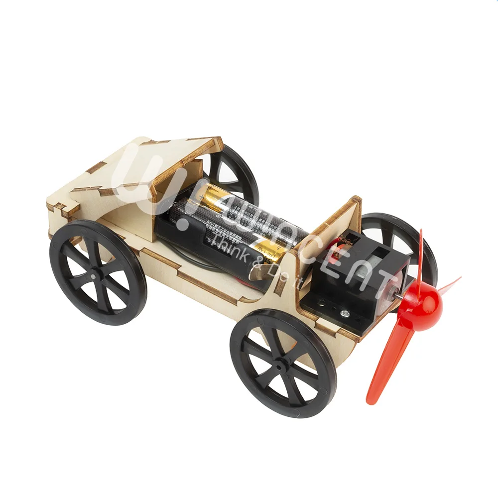 Wind Reaction Thrust DIY Racing Car Kids stem educational toys kids science experiment kits