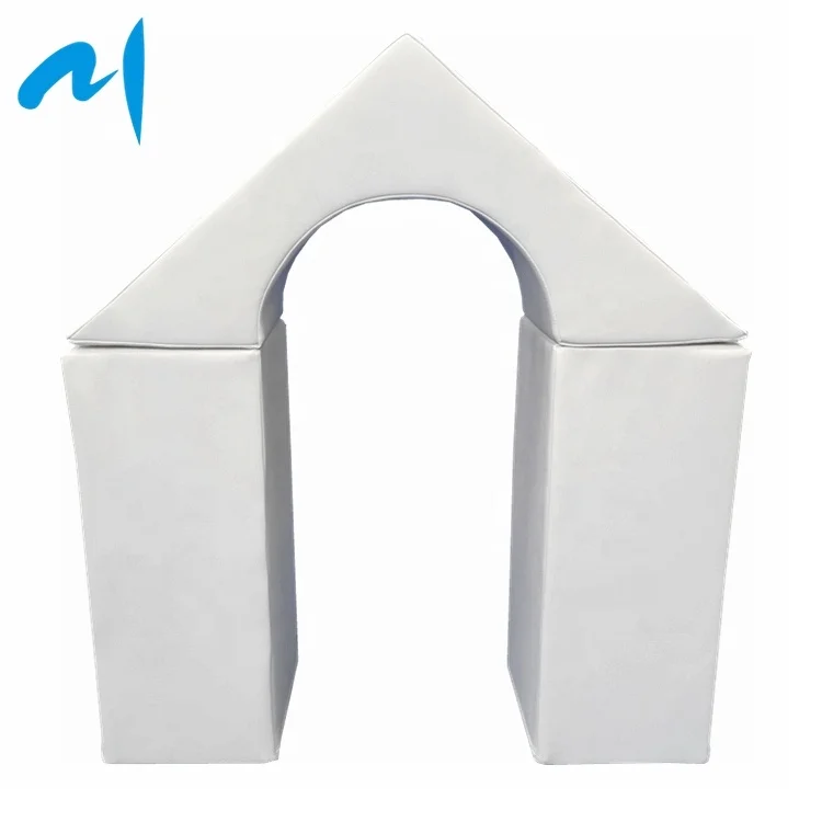 White Soft Play Foam Equipment For Children Indoor Active Play Structure Building Blocks