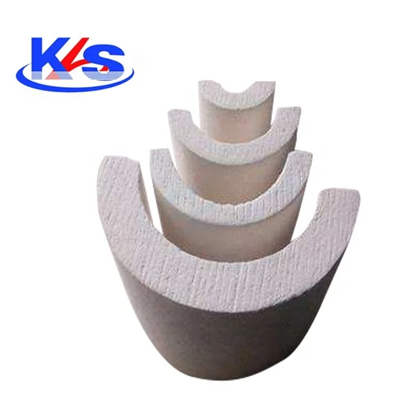 Calcium silicate pipe tube non-asbestos thermal insulation material