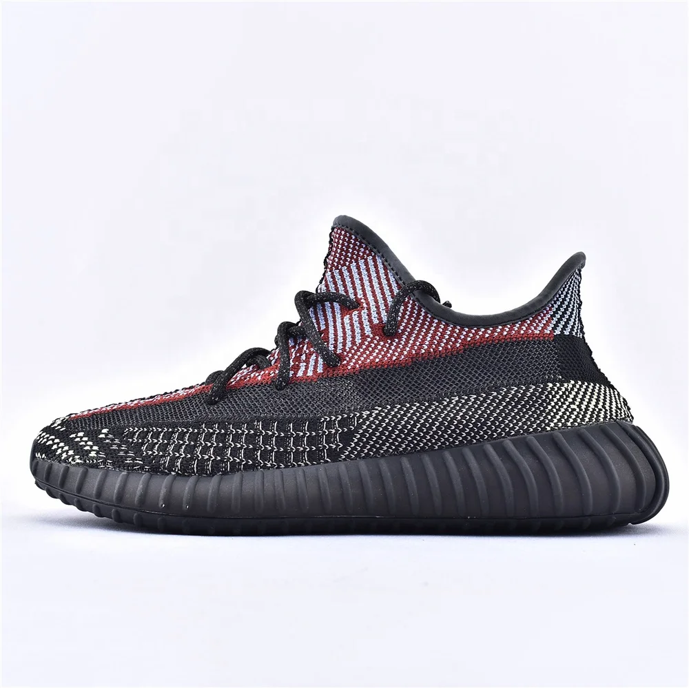  Оптовая продажа оригинальные статические кроссовки Yeezy zebra 350 V2 спортивная обувь Yecheil коробки с логотипом Размер США 3
