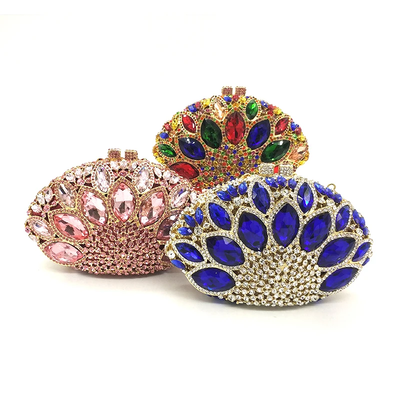 Перламутрового цвета драгоценный камень сумки для женщин вечерняя сумочка для вечеринок сумка в стиле бриллиантов с украшением в виде кристаллов клатч роскошные свадебные ювелирные изделия для вечеринок кошельки, сумочки известного бренда