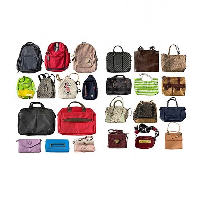 Wholesale Ladies Men Leather Hot Selling Used Bags Bales Second Hand Bags Supplier Dubai
