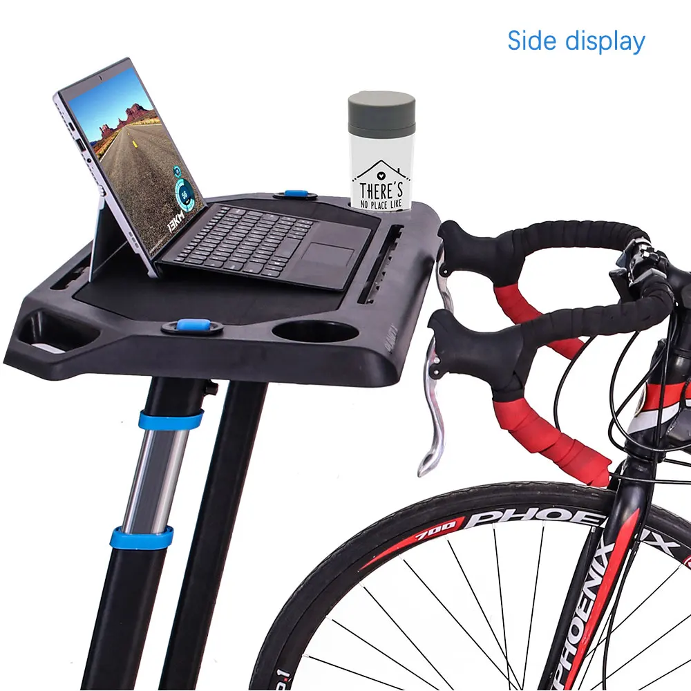 Hright Portable Wholesale cycling laptop table bike trainer desk for ipad/PC