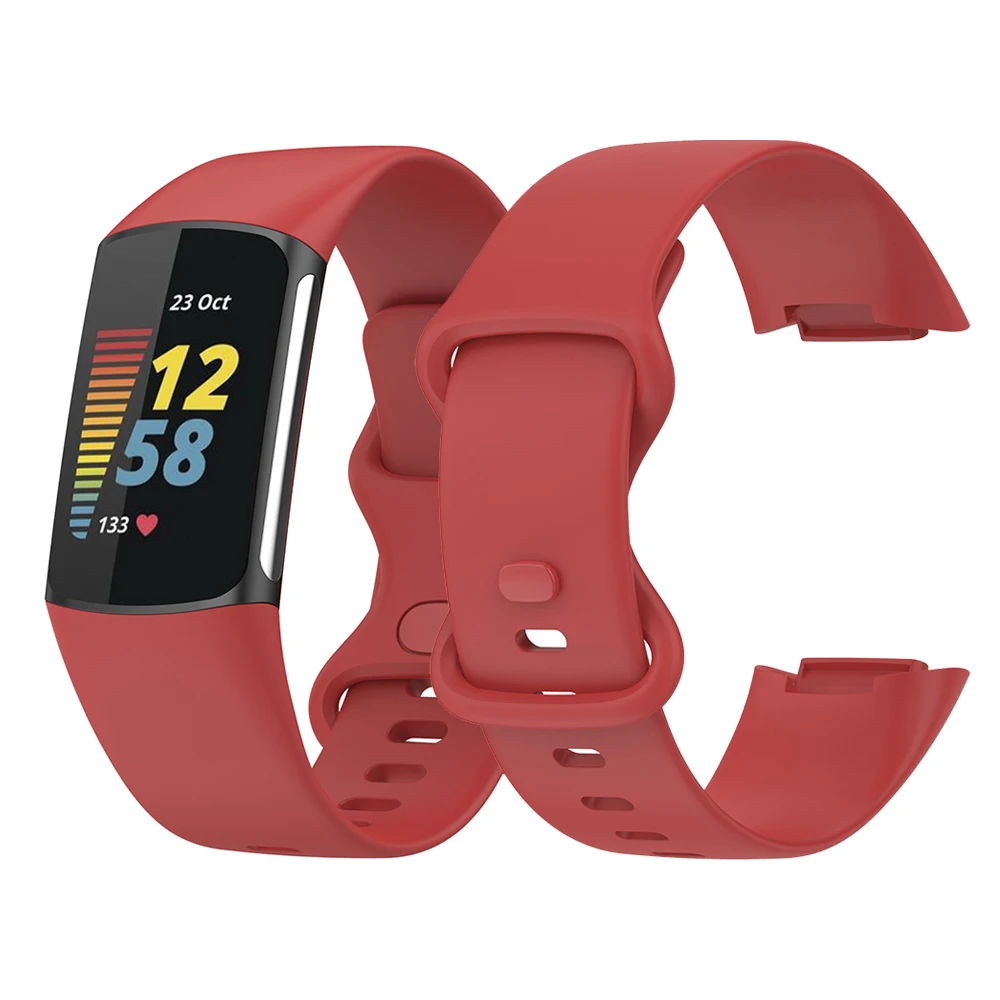 Glossy Flexible Sport Silicone Watch Band Wholesale For Fitbit Ace3 Inspire2