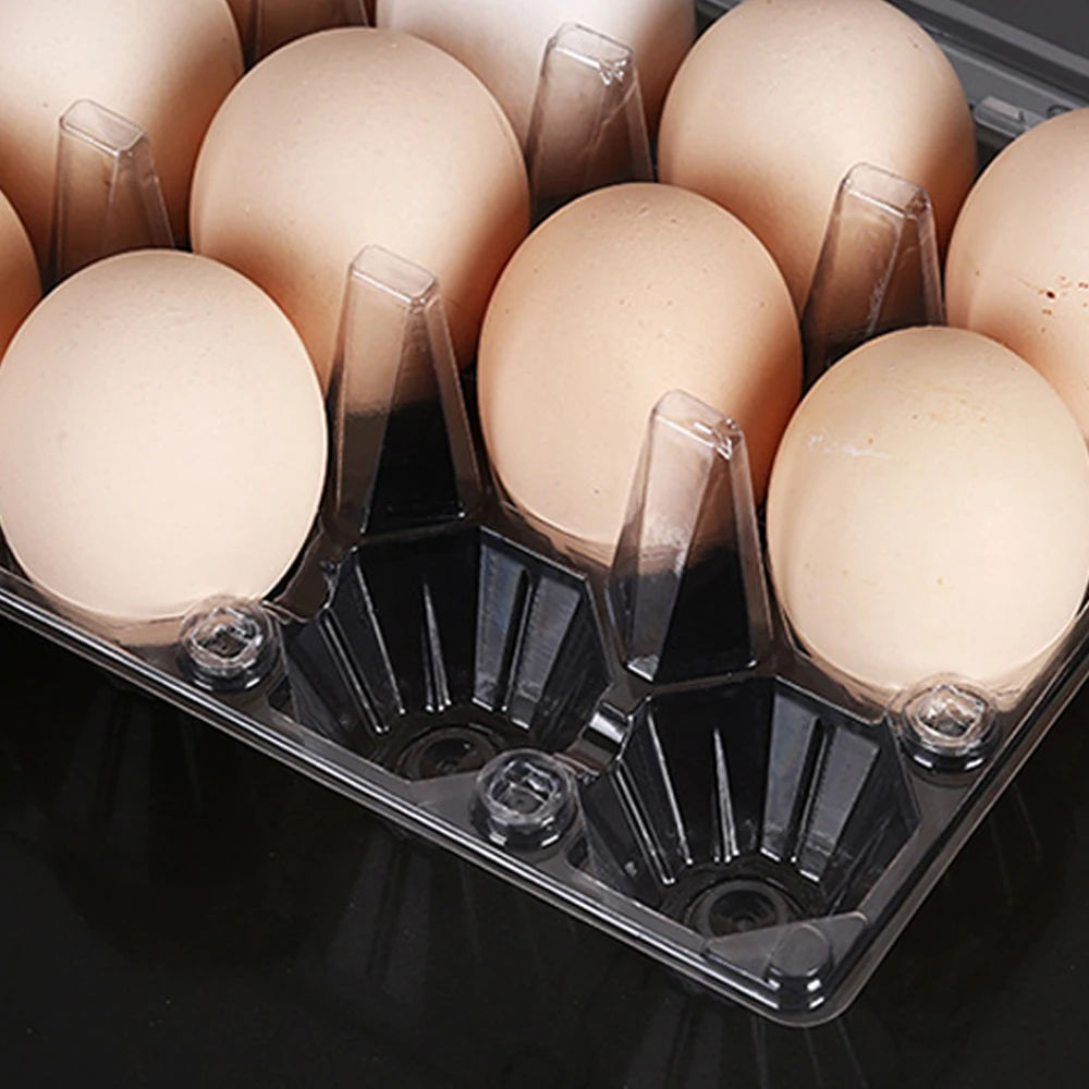 4 6 8 9 10 12 15 16 20 30 Holes Transparent Disposable Bliser Egg Carton Clear Plastic Egg Tray for Farmer