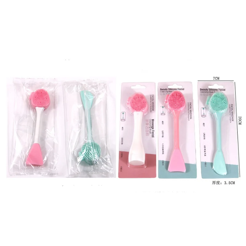 Лидер продаж Amazon, силиконовый скребок для лица 4 в 1, щетка для чистки лица, ручная щетка для мытья лица, очищение пор, отшелушивание