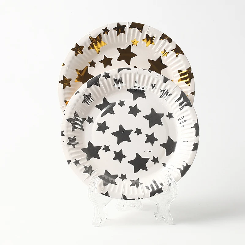 Hot Sale Party Tableware Dish Style Flamingo Disposable Party Paper Plates