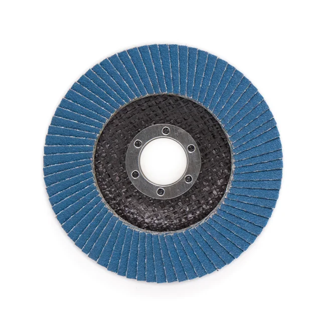 blue color Zirconium Grinding Discs Size4.5' Flap Disc For Metal And Stainless Steel Diamond cutting disc Aluminum Oxide disk