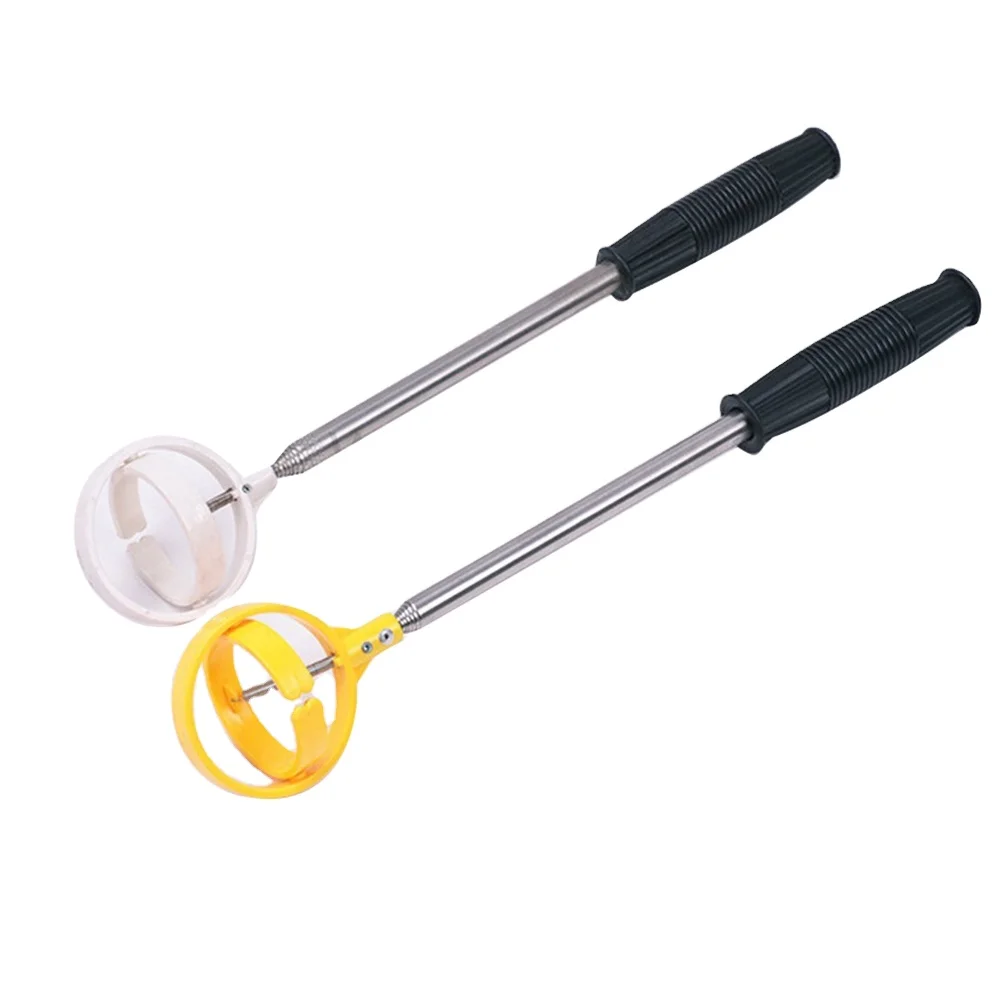 hot sales Retractable Golf Scooping Device Portable Golf Ball Picking Device Stainless Steel Picking Rod Golf Ball Pick Up Tools