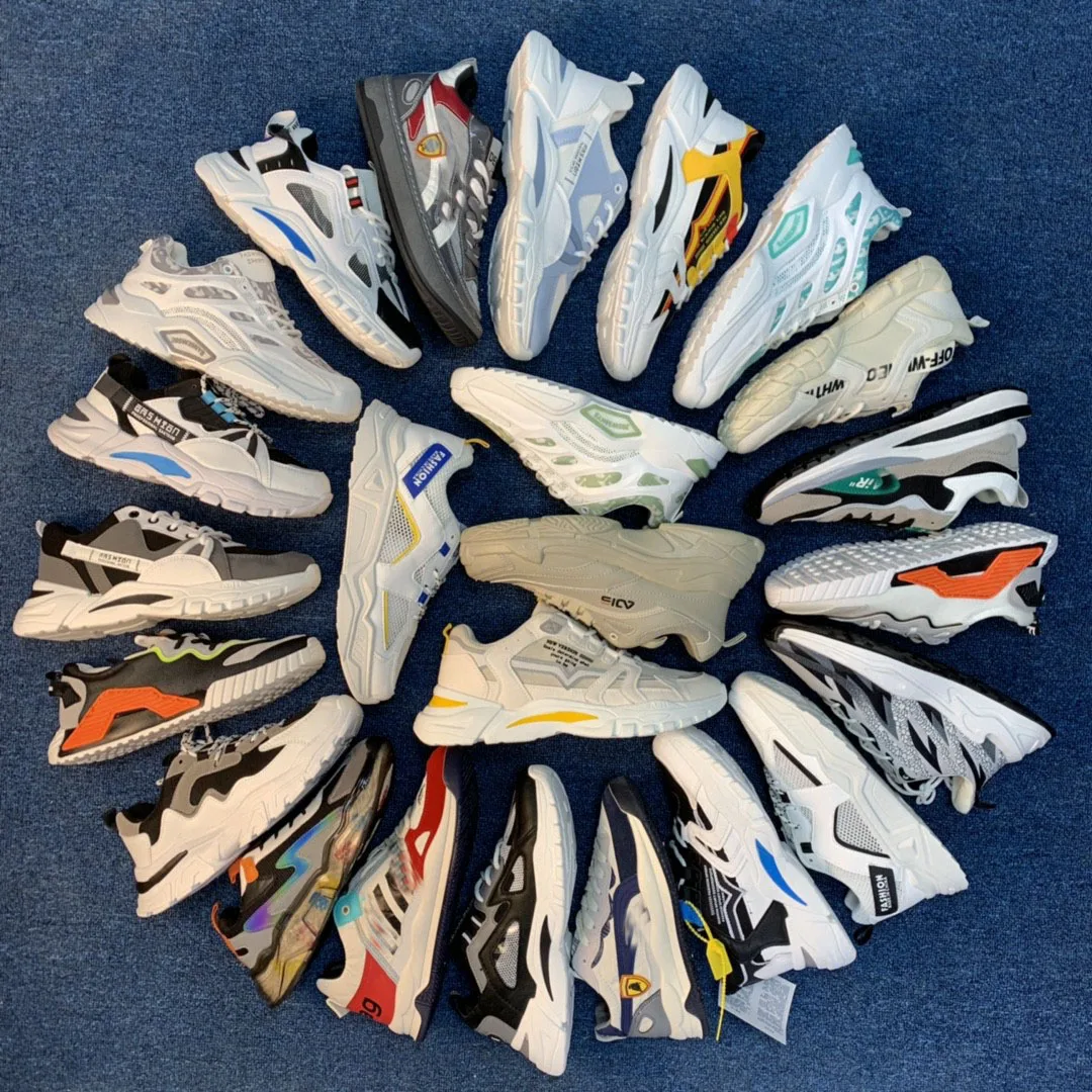 Factory Direct Price Bulk Sale Sports Running Shoes Brand Clearance Stock Shoes