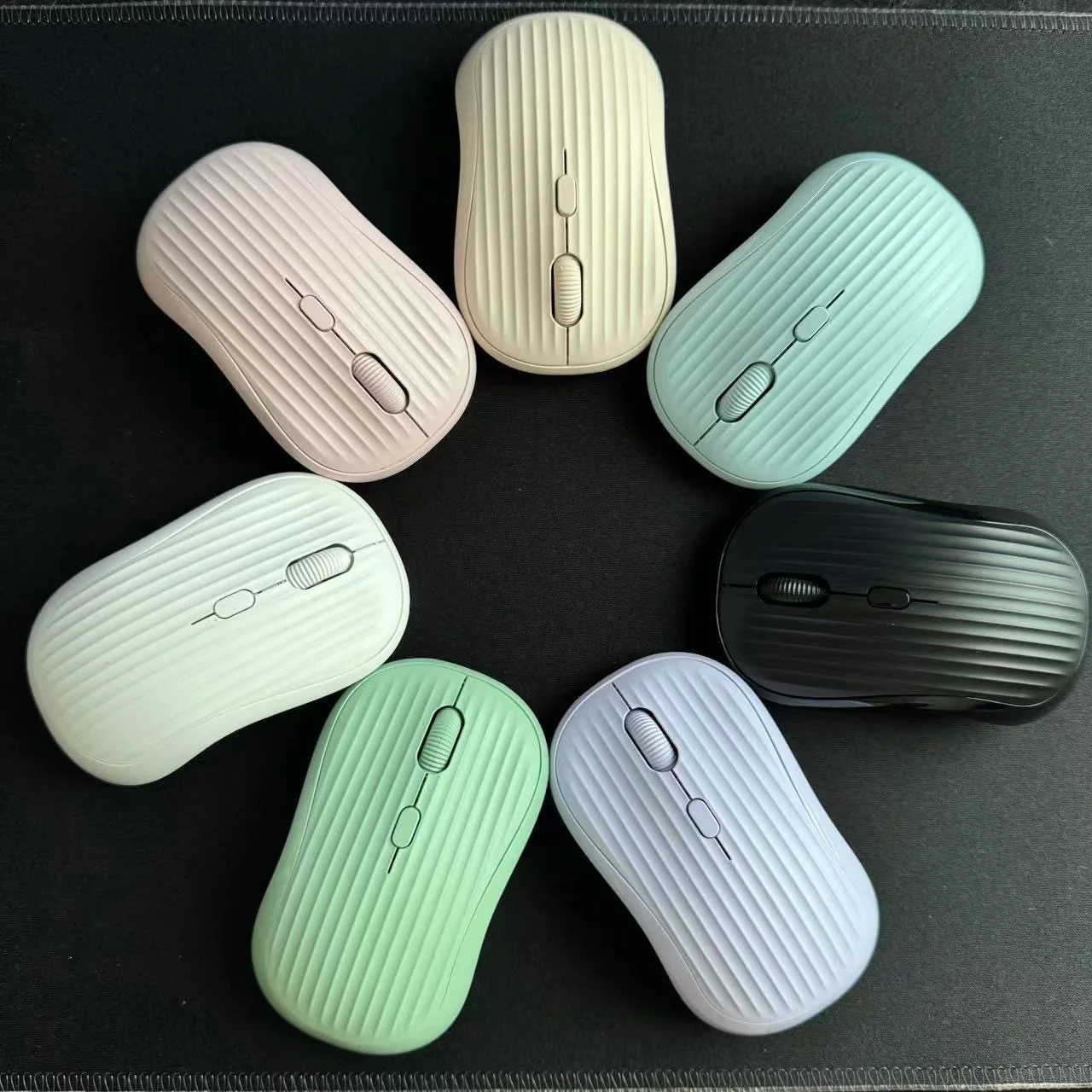 VONN Dual-Mode Wireless Bluetooth Mute Mouse Mini USB Interface Universal for Office Notebook Mobile Phone