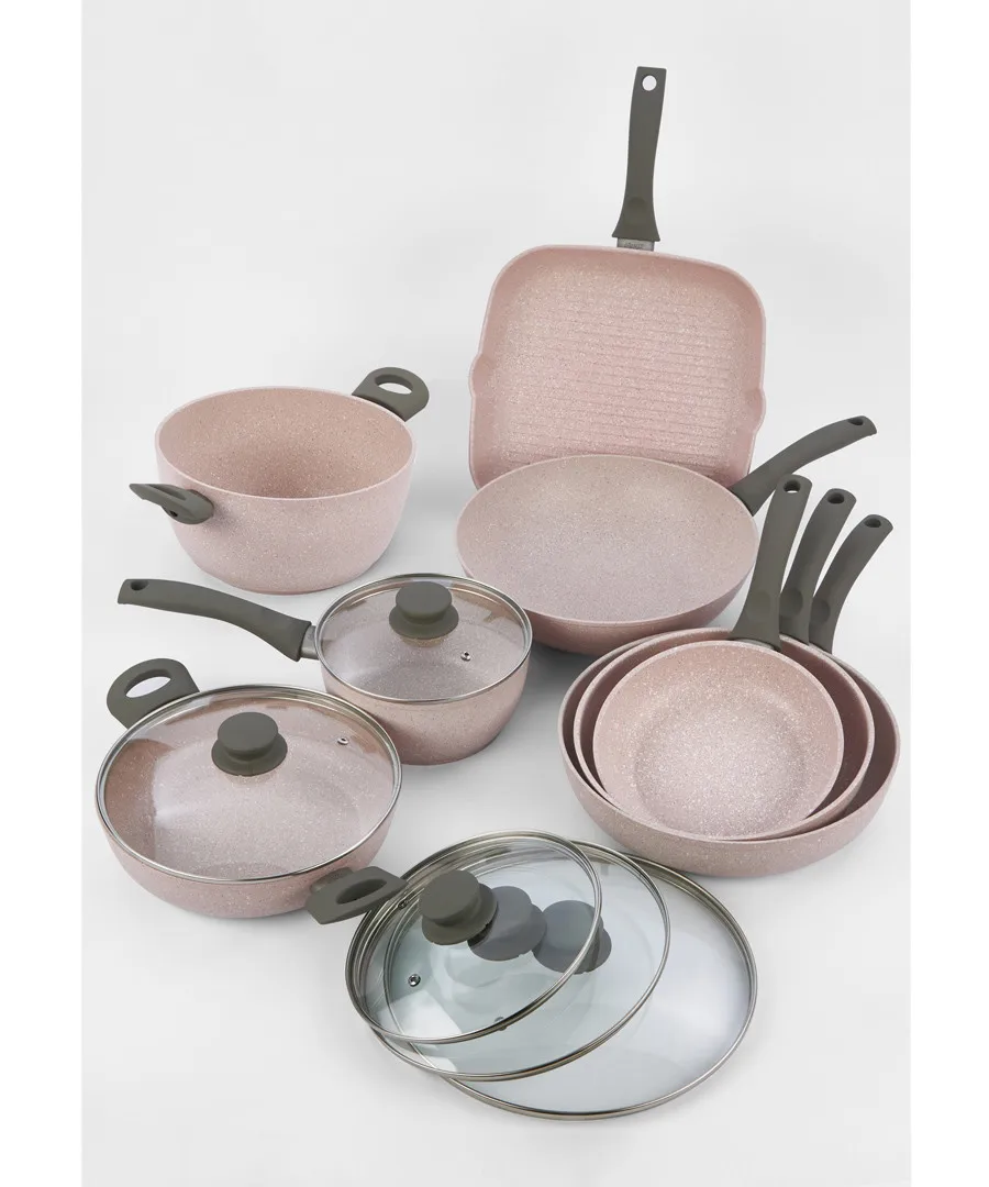 Popular selling 7pcs Promotional Aluminum Nonstick Cookware Set