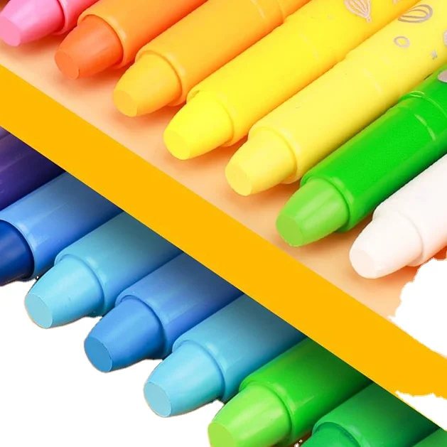 Wholesale Non Toxic Washable Crayons 18 colors twisted crayon set for child