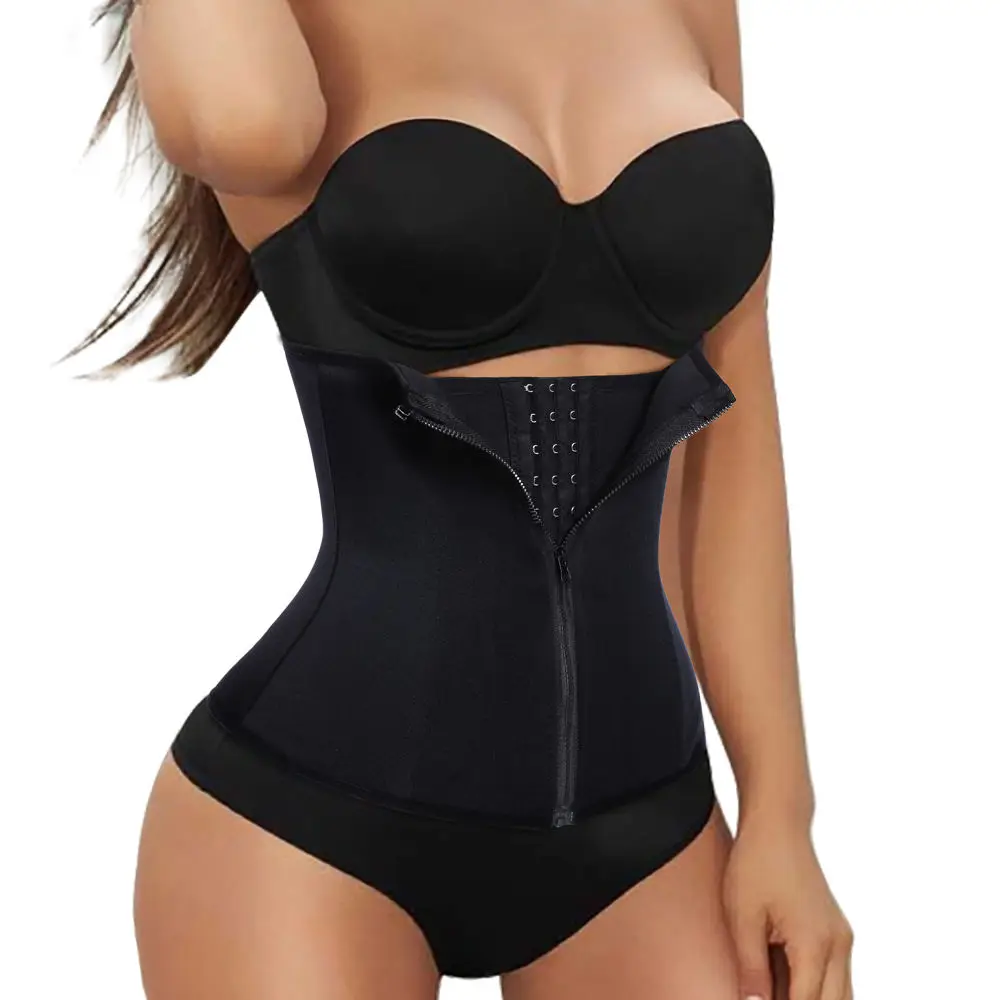 Women Waist Trainer Corset Shapewear Double Control Body Shaper Tummy Fat Burning Waist Cincher