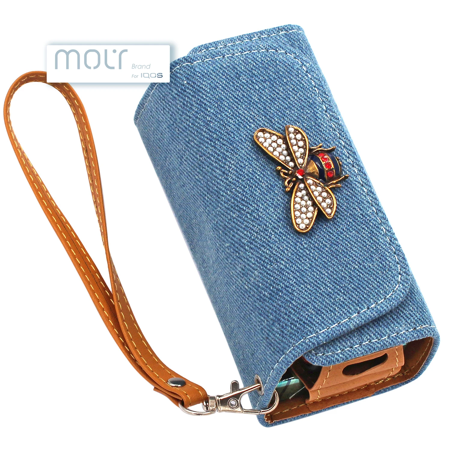 Molytech 2022 Heat Not Burn Device Iqo Pu Leather 3.0 Duo Cover I031 Iqo Case Electronics Cigarette Vape Accessories For Iqo