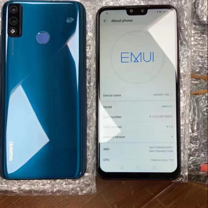 Wholesale used refurbished android smart phone  for huawei Y8S 64GB