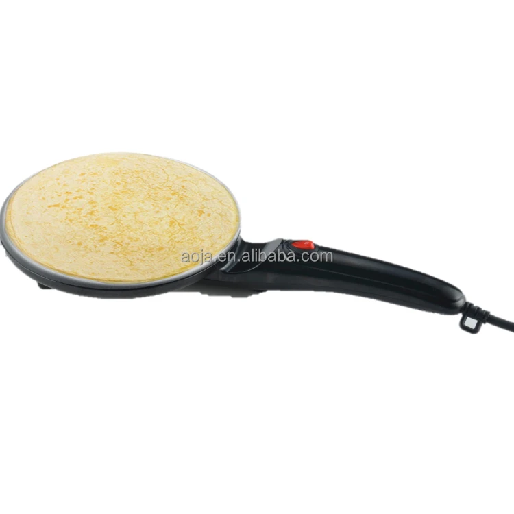 AOJA OEM Commercial Mini Household Pancake Maker Crepe Maker And Hot Plate Electric Crepe Pancake Maker with Switch Handle