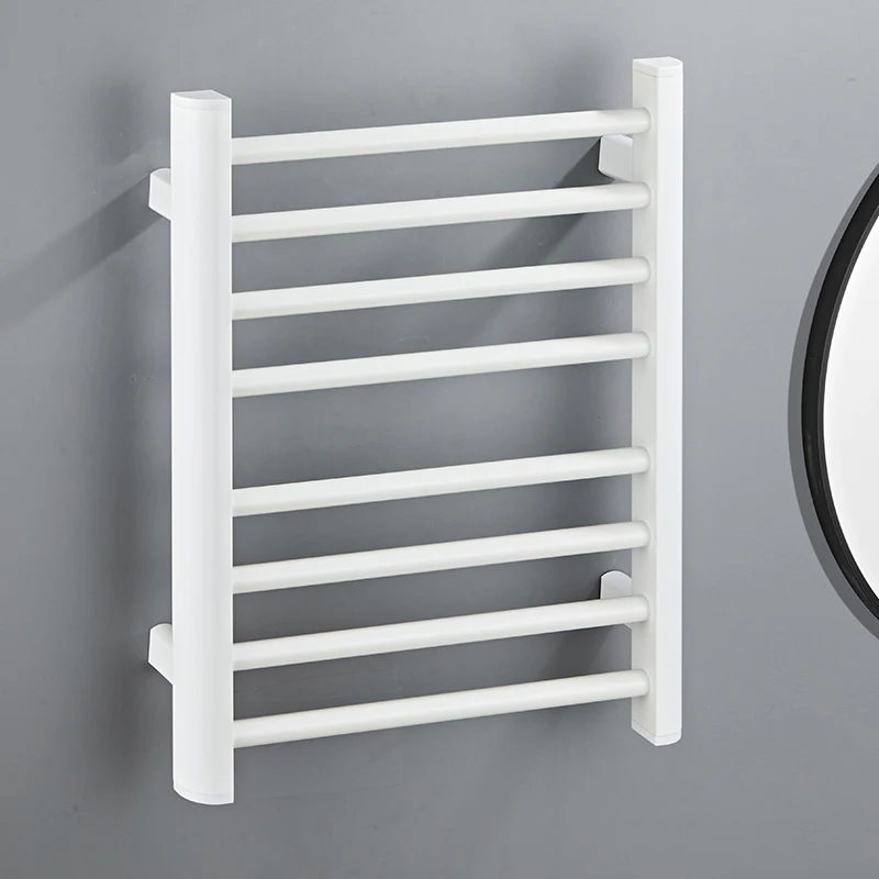 Wholesale Modern 50cm Home Hotel White Wall Mounting Ladder Rack Towel Warmer