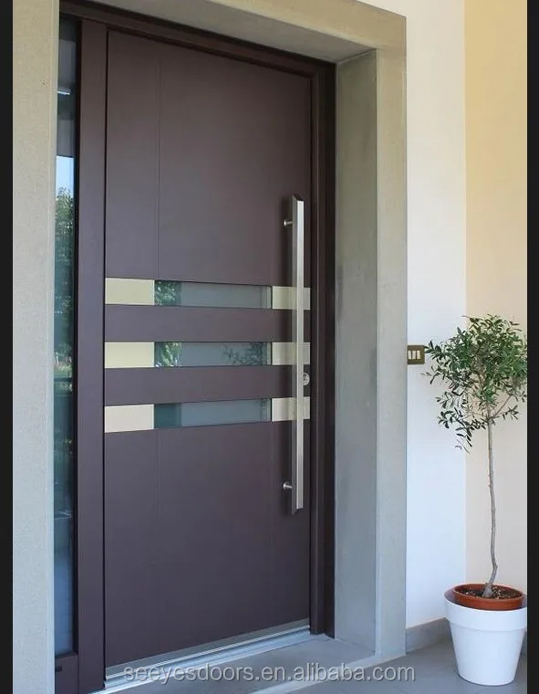 Seeyesdoor 2019 Передняя Стальная алюминиевая основная дверь входная