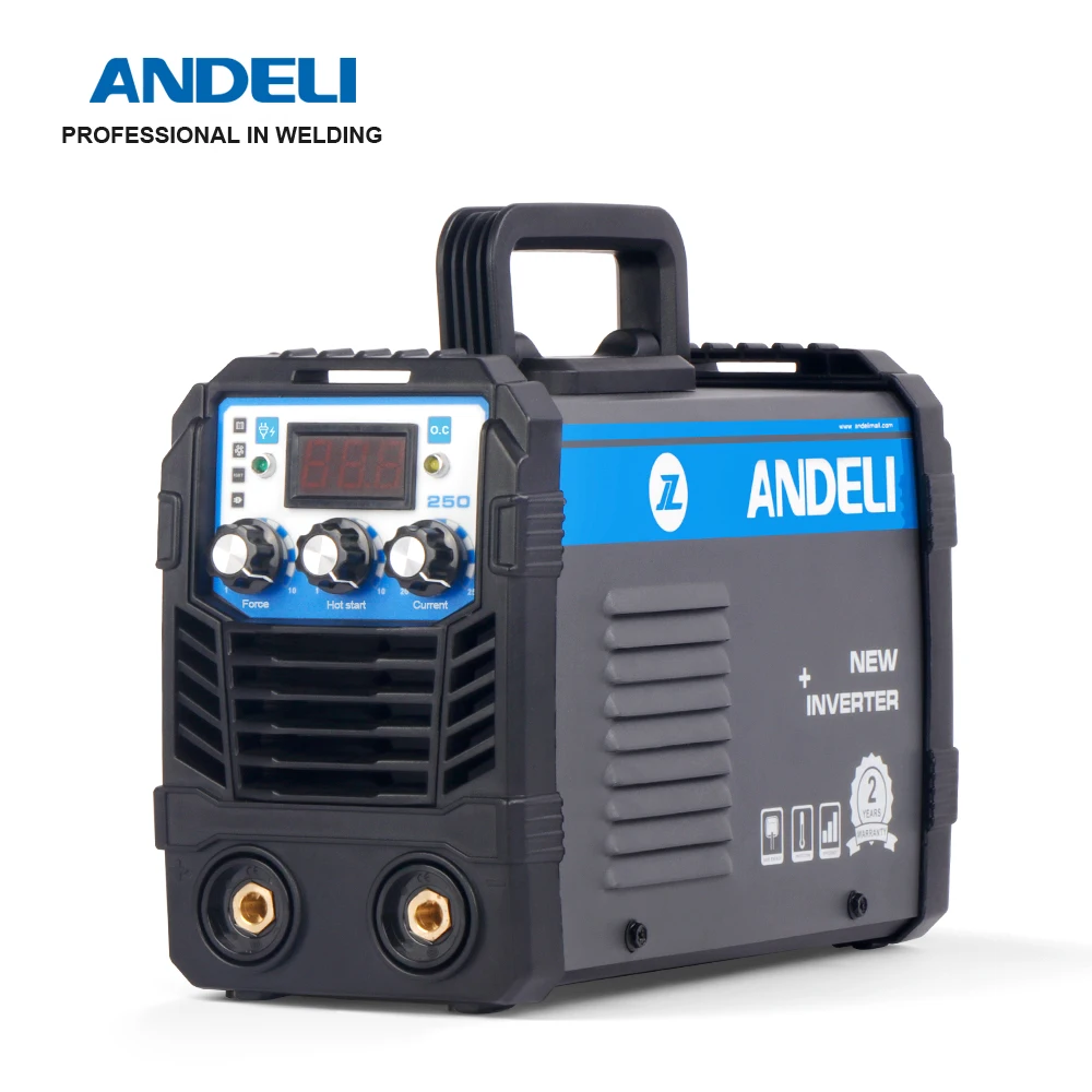  ANDELI однофазный переносной ARC-250E arc маленький сварочный аппарат IGBT инвертор DC ММА для