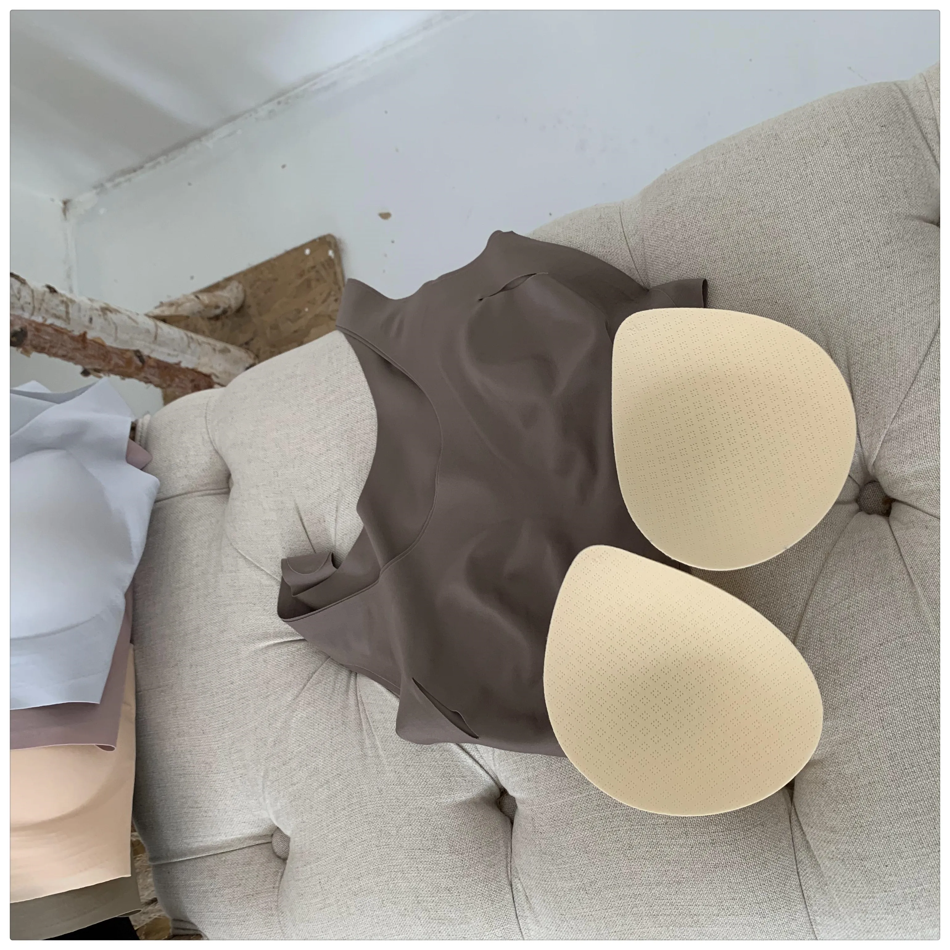 2022 New Trends Fashion Simple Solid Color teenager Bralette Push Up Wireless Sports Comfort Women Underwear Seamless Bra Set