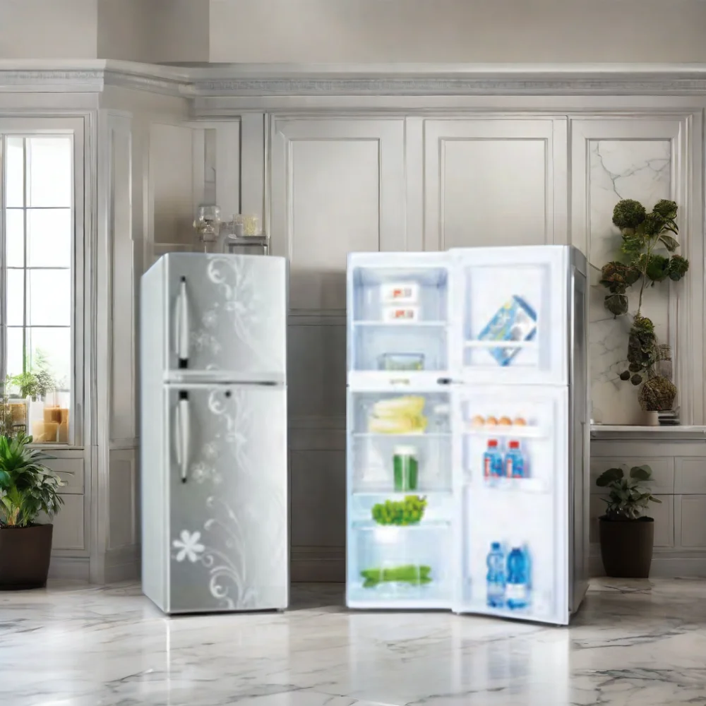 KD152F Stainless Steel Electric Portable Compressor New Condition Gas Powered top-Freezer Refrigerator Hotels