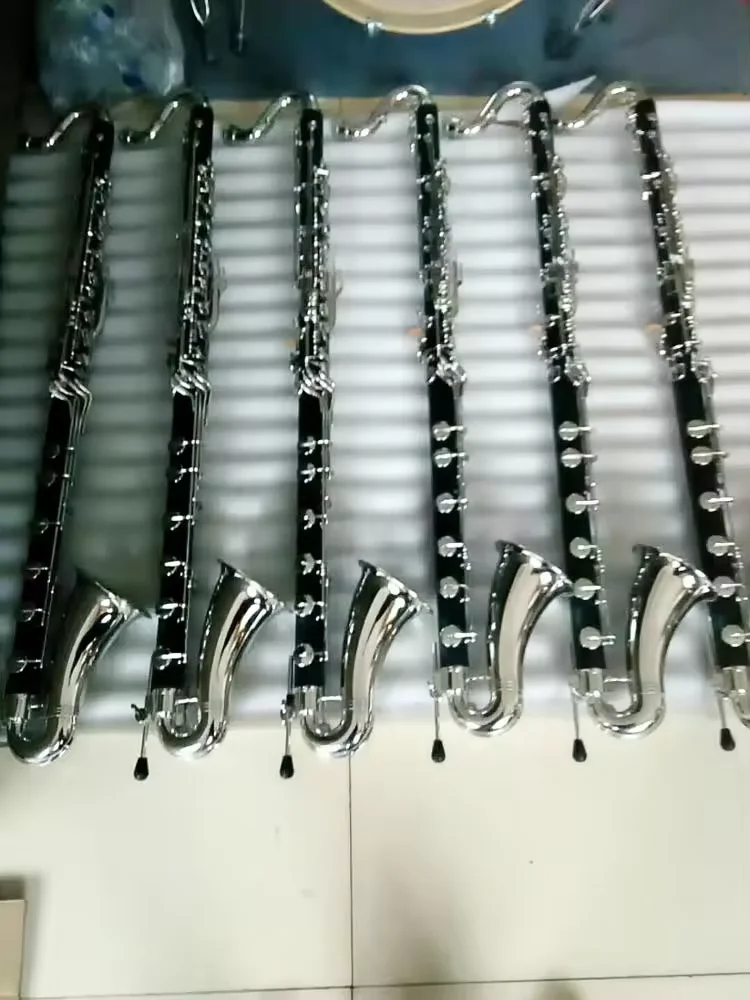 Clarinet factory produces wholesale professional bass Low C clarinet Musical Instruments