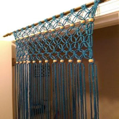 Bohemian Macrame Crochet Curtain Boho Decoration Wall Tapestry Party Accent