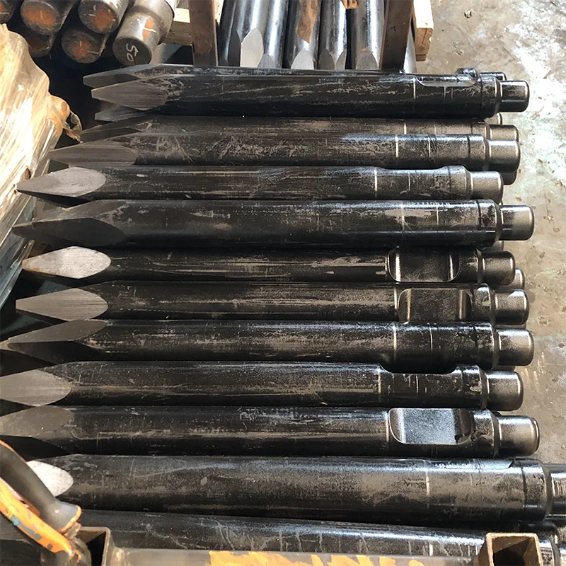 SB40 excavator hydraulic breaker spare parts 68mm chisel hydraulic breaker chisel rock breaker chisel