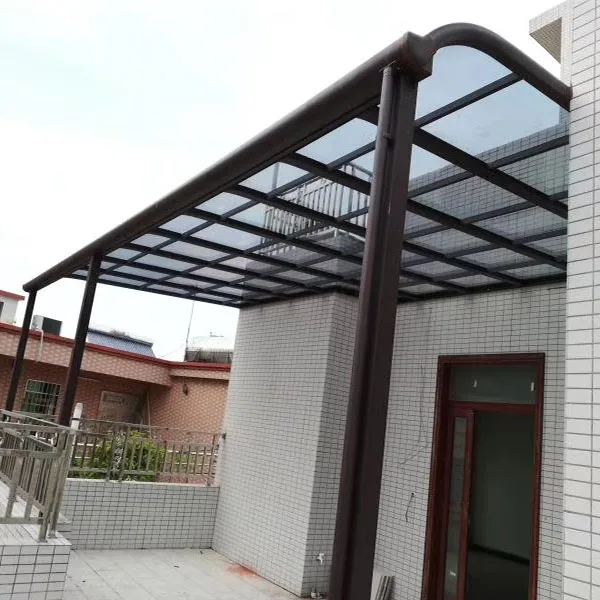 Outdoor Aluminum Frame Canopy polycarbonate roofing patio awning Waterproof UV  canopy
