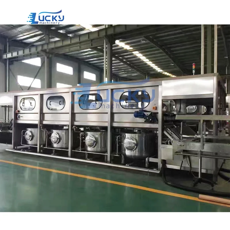 5 gallon bottle washing filling capping machine /automatic barrel water filling machine