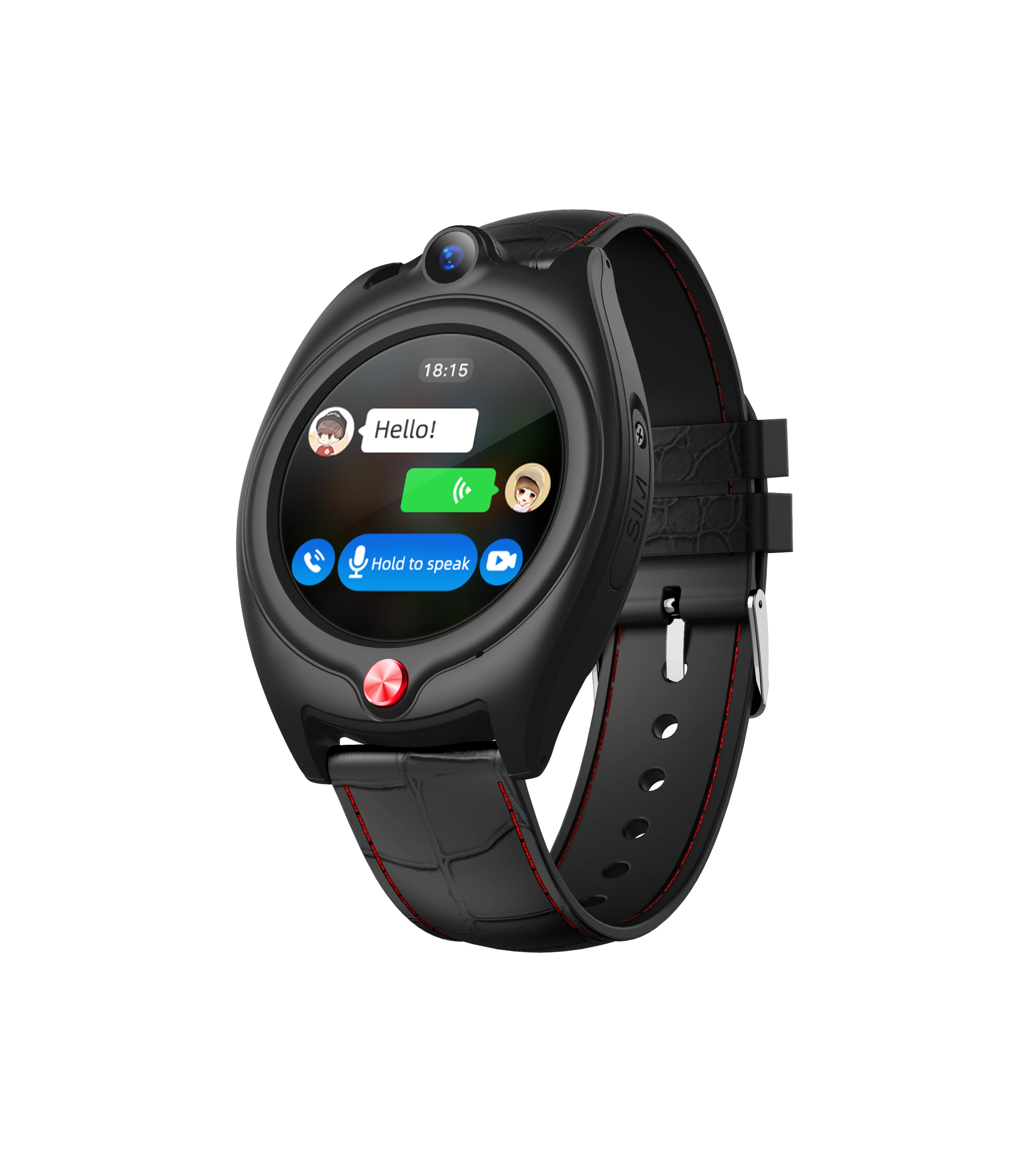 Amazon Top Selling Anti Kidnapping Android IOS Emergency Kids Gps Watch With Sim Card