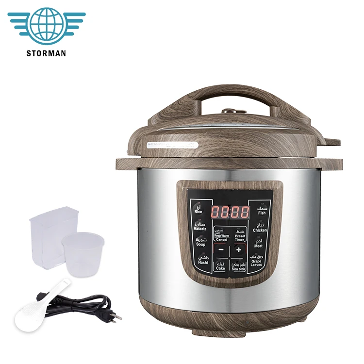 Good Price Household Appliance Big Capacity 6L 8L 10L 12L Marbling Electric High Pressure Cooker