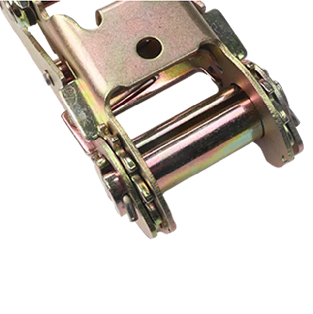 Yellow Zinc Plated Ratchet Buckle Manufacturer for ratchet strap