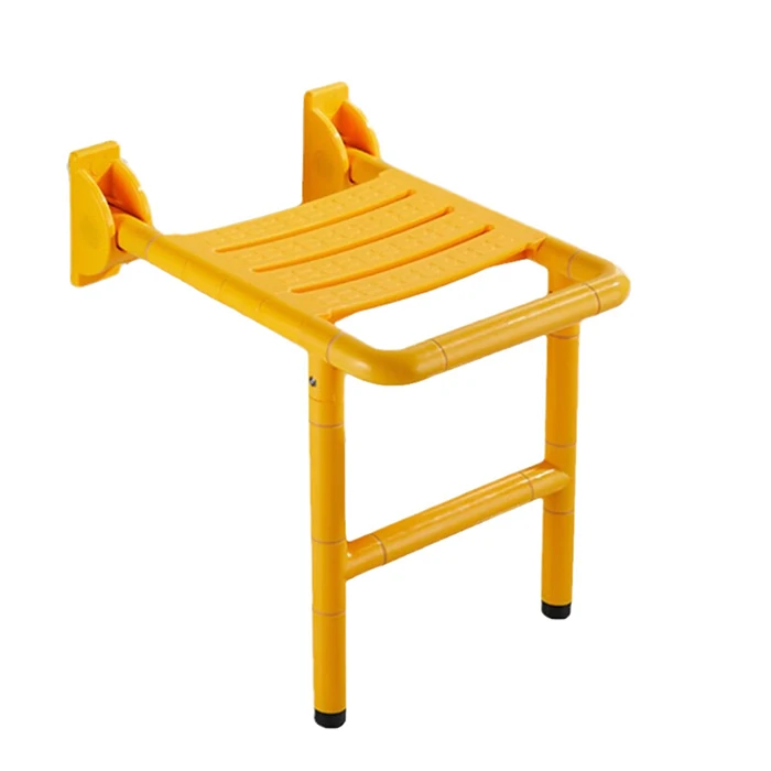 Bathroom Fittings Foldable Safe Anti-bacteria Swing Up Elderly Disabled Toilet Shower Seat Shower Chair