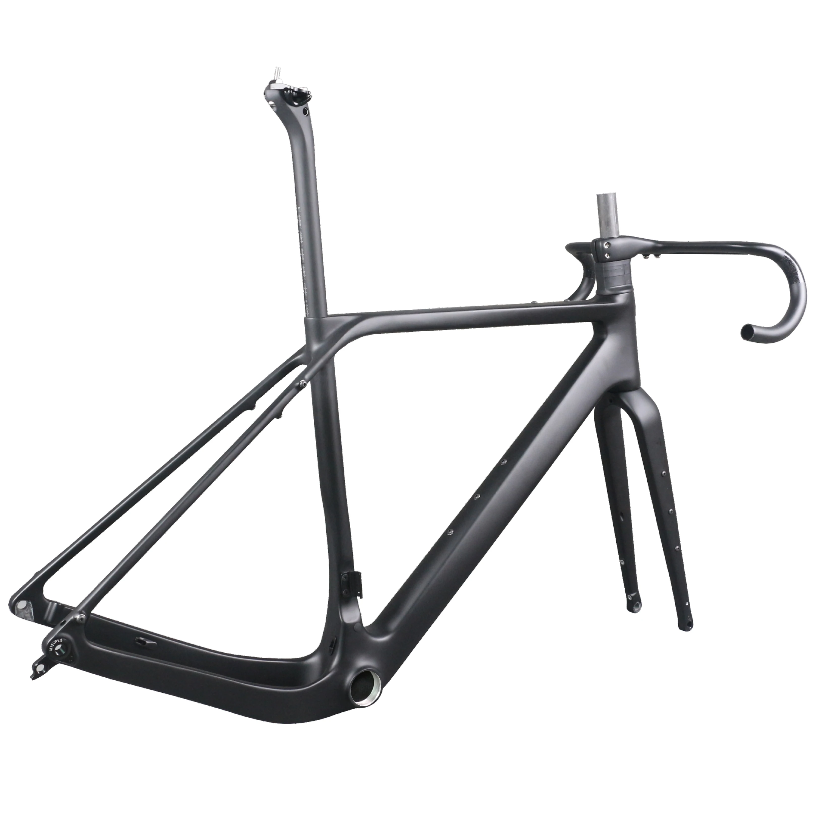 SERAPH Carbon frame GR048 Disc brake Gravel Bike Full Hidden Cable bicycle part Carbon Fiber T1000 T47 Max Tire 700X50C
