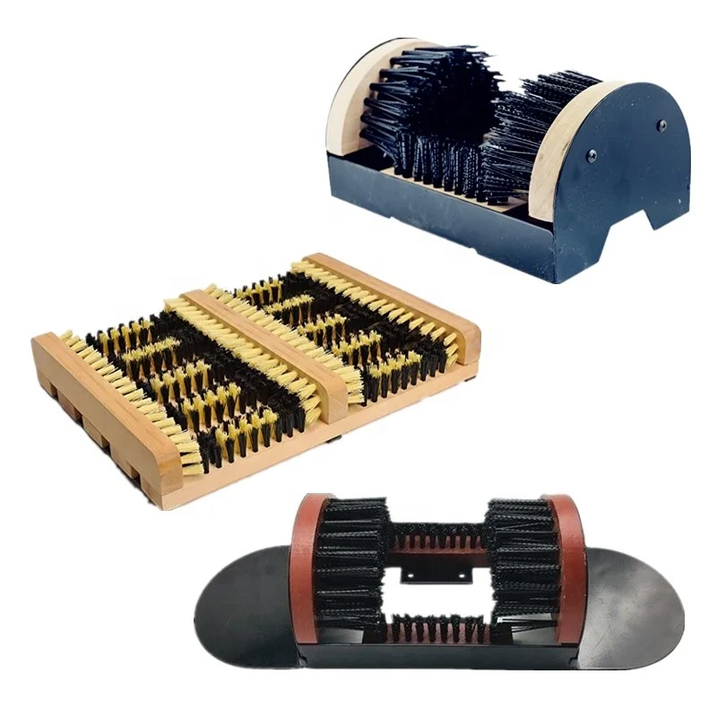 Professional Mud Dirt Snow Outside Boot Brush Heavy Duty Boot Scrubber All Weather Boot & Shoe Cleaner Brush Floor Mat